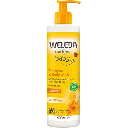 Weleda Calendula Shampoo & Body Wash | 400 ml
