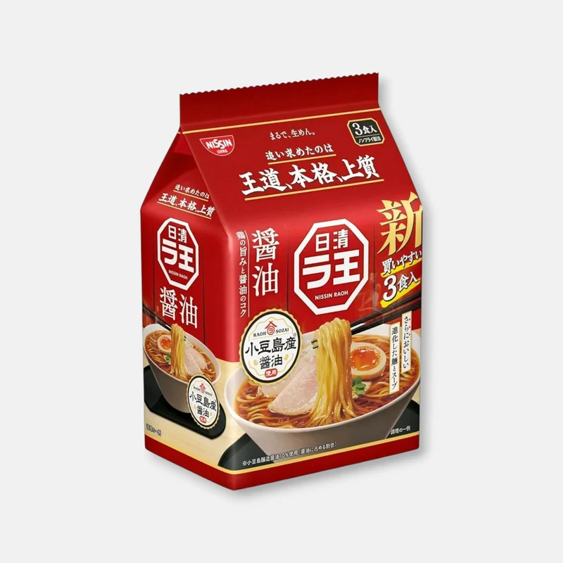 Nissin Foods Raoh Instant Shoyu Ramen Noodles 273g (3 units)