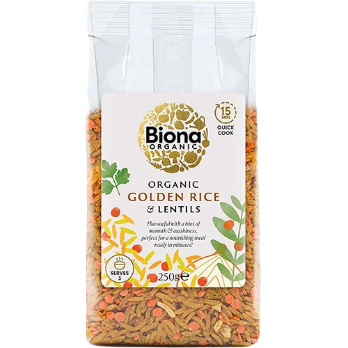 Biona Organic Ekologisk Ris-/linsblandning Med Curry Ekologisk | 250 g