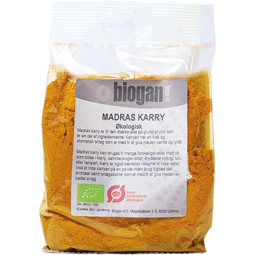 Biogan Madras Curry Ekologisk | 100 g