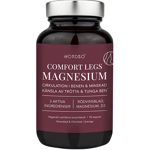 NORDBO Comfort Legs Magnesium | 90 kapslar