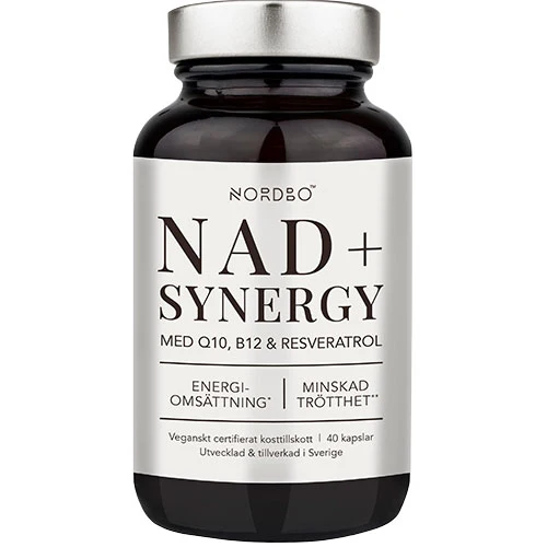 NORDBO Nad+ Synergy | 40 kapslar