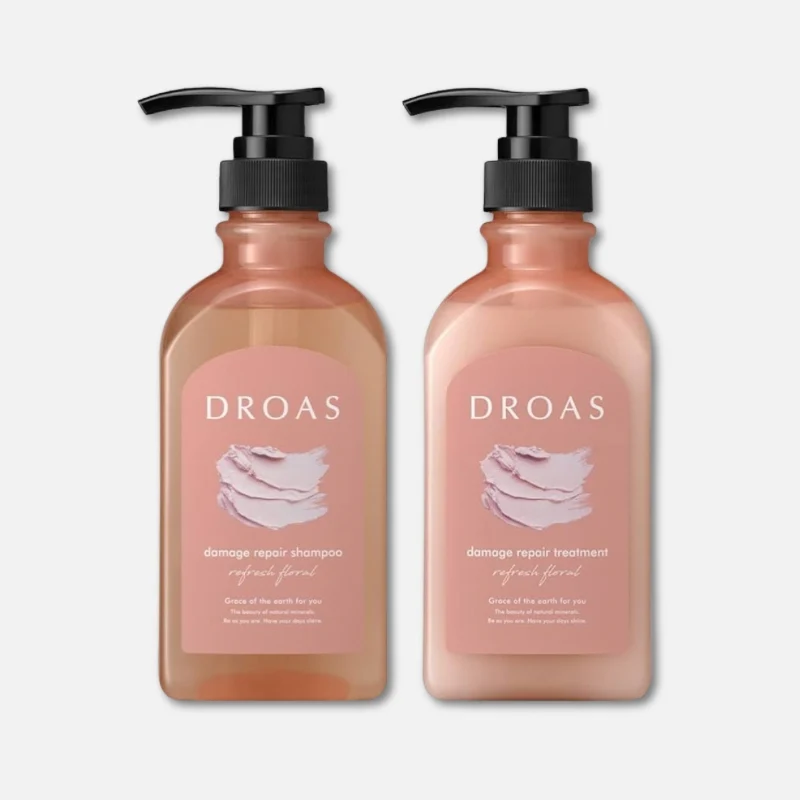 Droas Damage Repair Shampoo & Conditioner Set (400ml Each)