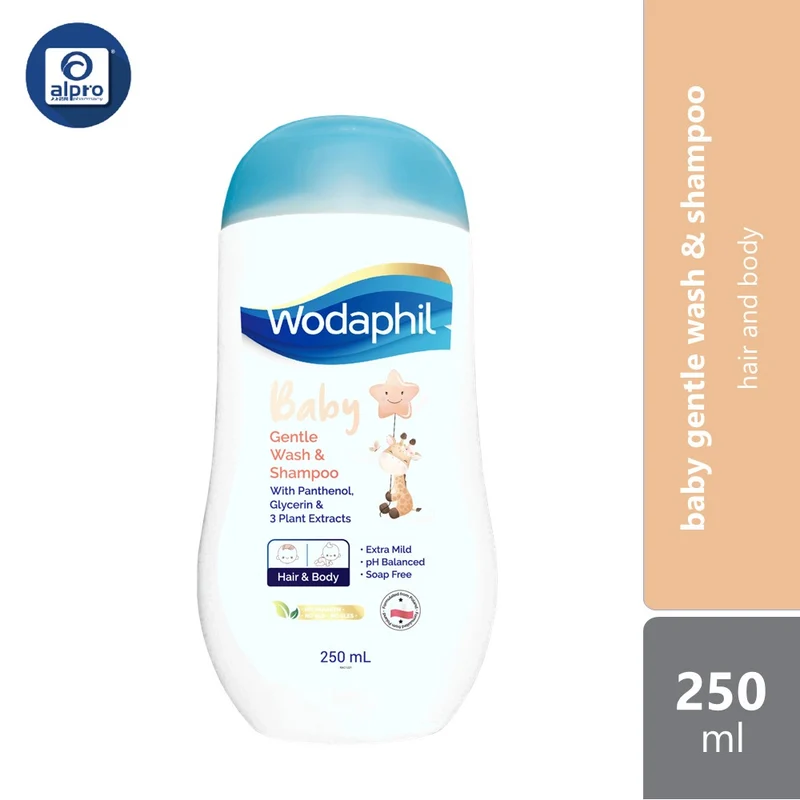 GSO Wodaphil Baby Gentle Wash & Shampoo 250ml | Baby Wash & Shampoo