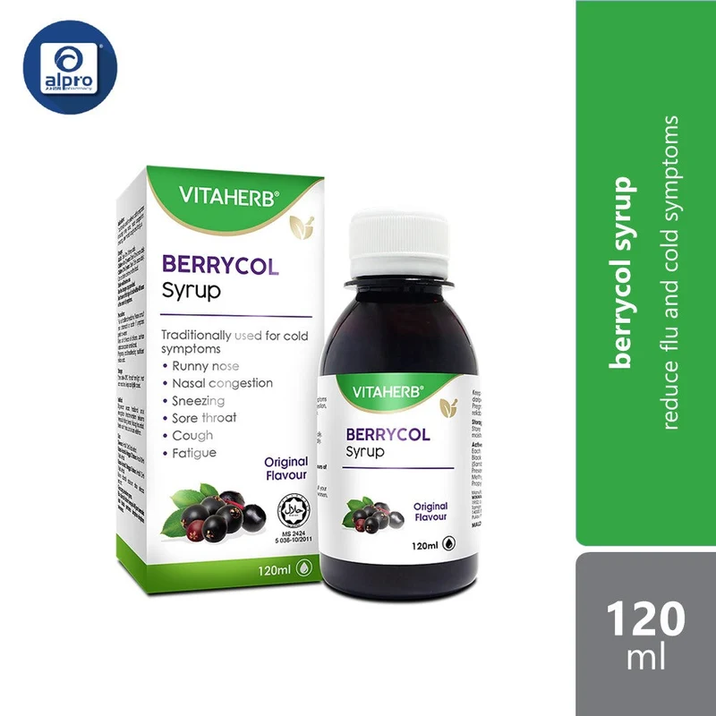 Winwa Vitaherb Berrycol Syrup | 120ml