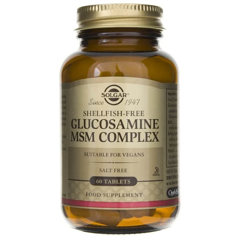 SOLGAR Glucosamin MSM Complex - Glucosamin MSM Complex (60 Tabletten).