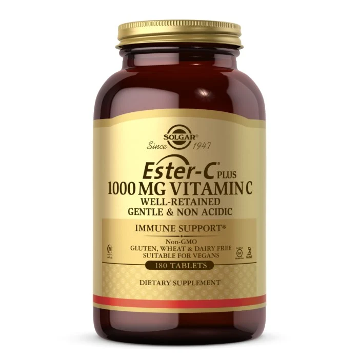 SOLGAR Ester C Plus - Vitamin C 1000 mg (180 Tabletten)