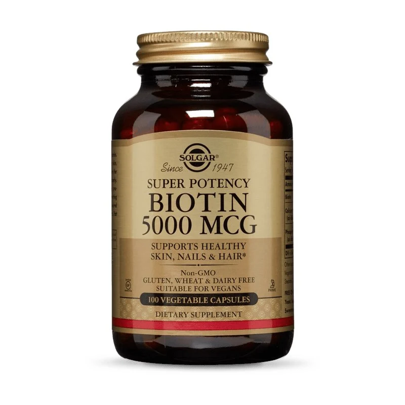 SOLGAR Biotin 5000 mcg - Biotin 5000 mcg (100 Kapseln)
