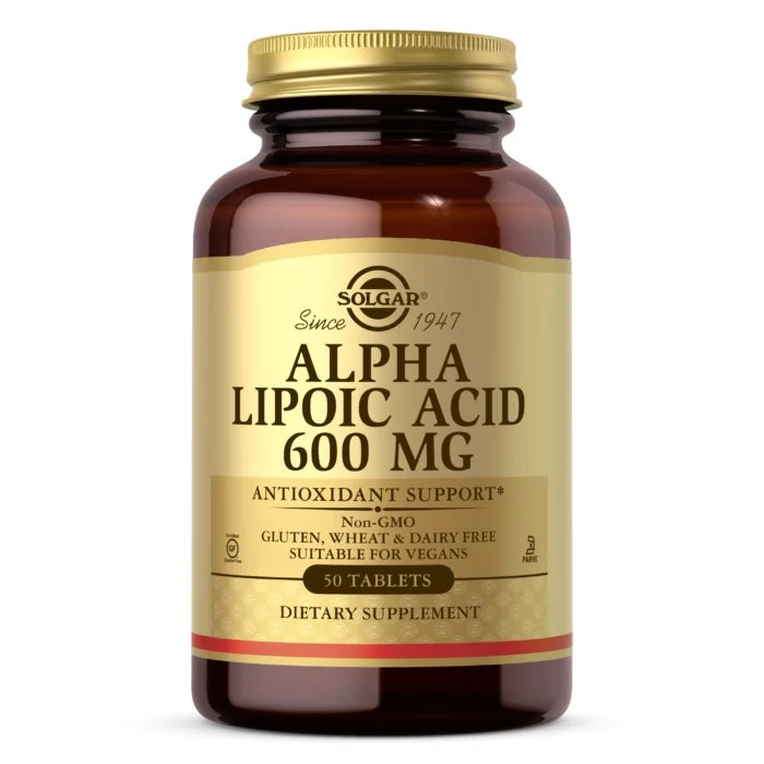 SOLGAR Alpha Lipoic Acid 600 mg - Alpha Lipoic Acid 600 mg (50 Tabletten).