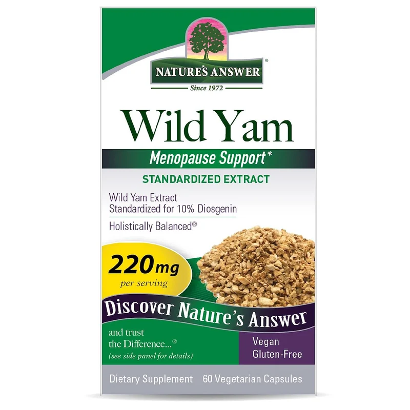 NATURE'S ANSWER Wild Yam - Chinesischer Storch (60 Kapseln)