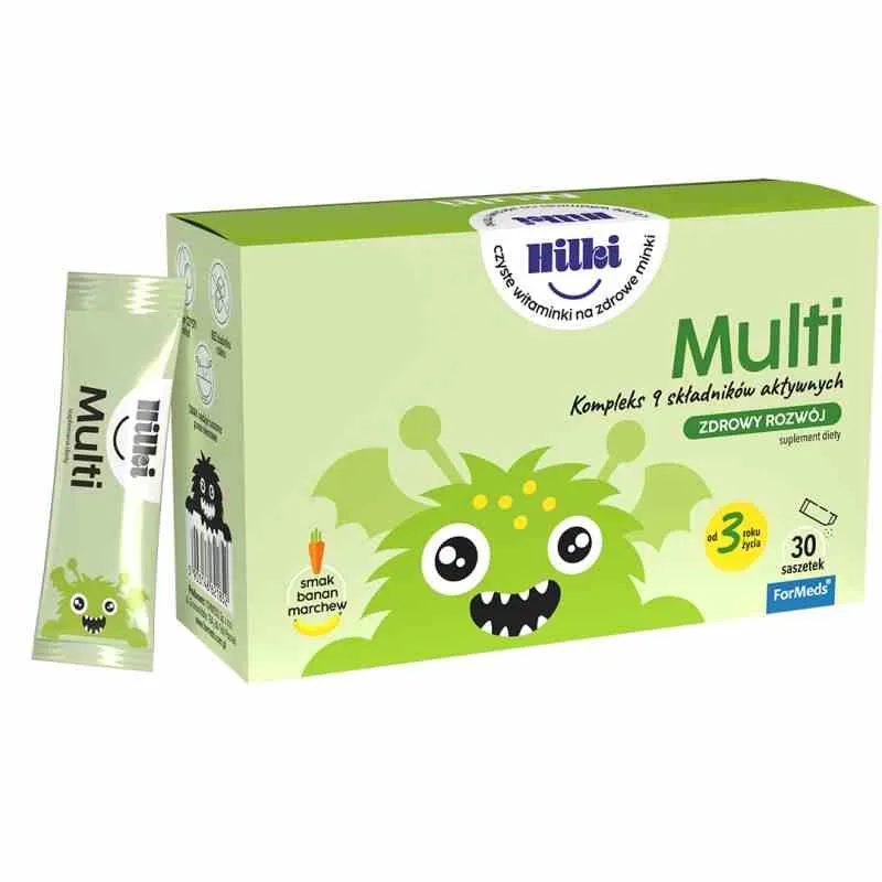ForMeds Hilki Multi 30 Beutel mit Karotten- und Bananengeschmack