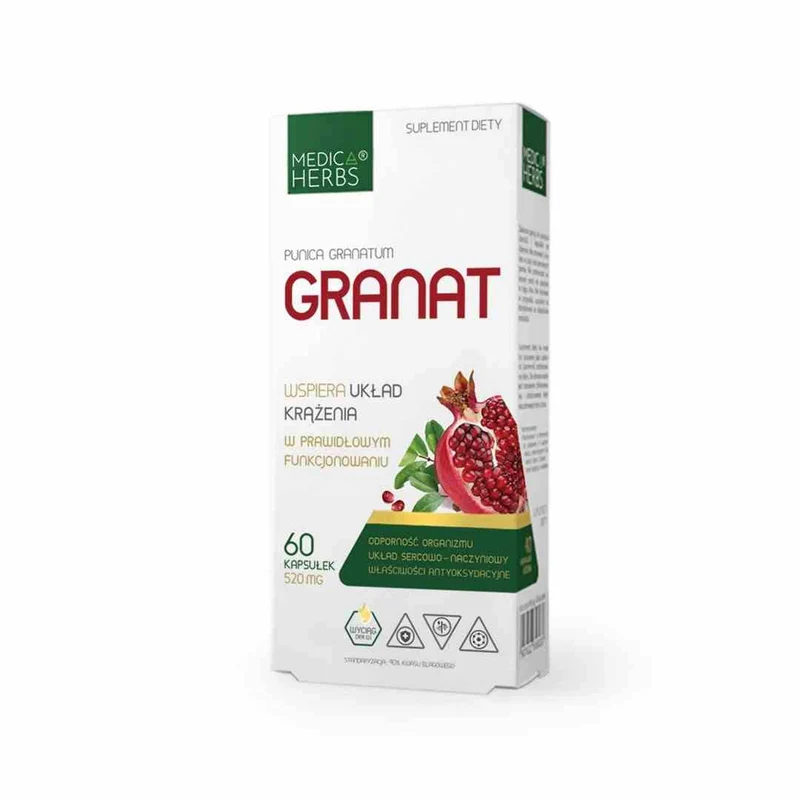 MEDICA HERBS Granatapfel 520mg, 60 Kapseln.