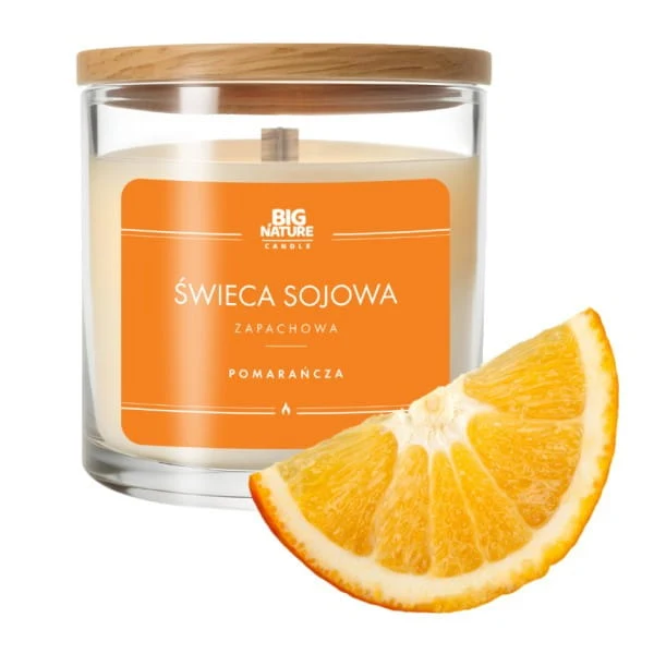Big Nature Sojakerze Orange 215 g