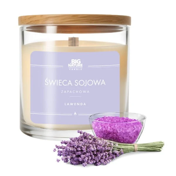 Big Nature Lavendel Soja-Kerze 215 g
