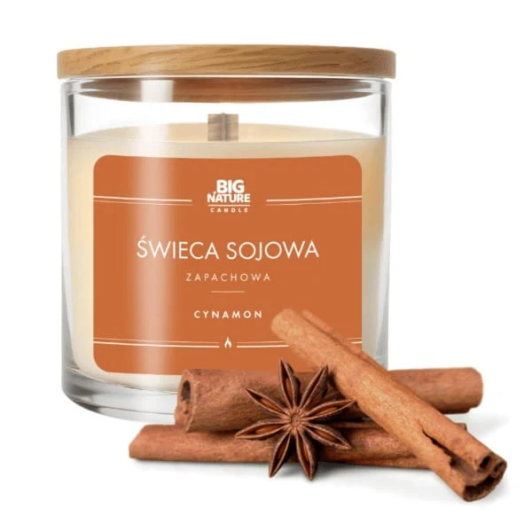Big Nature Sojakerze CYNAMON 215 g