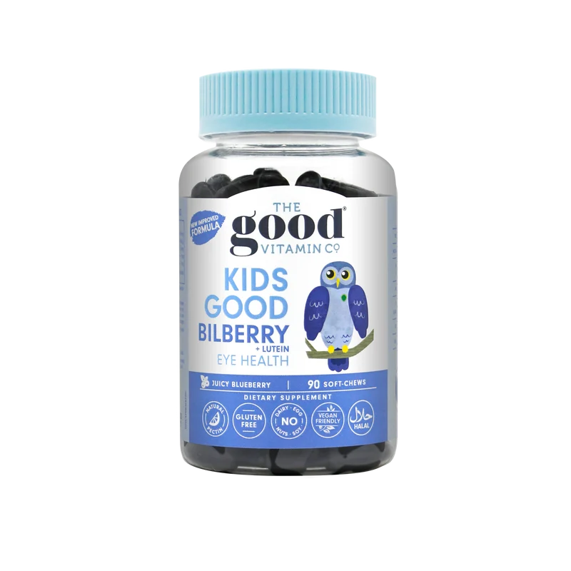 The Good Vitamin Co Kids Good Bilberry +Lutein Eye Health Supplement 90s