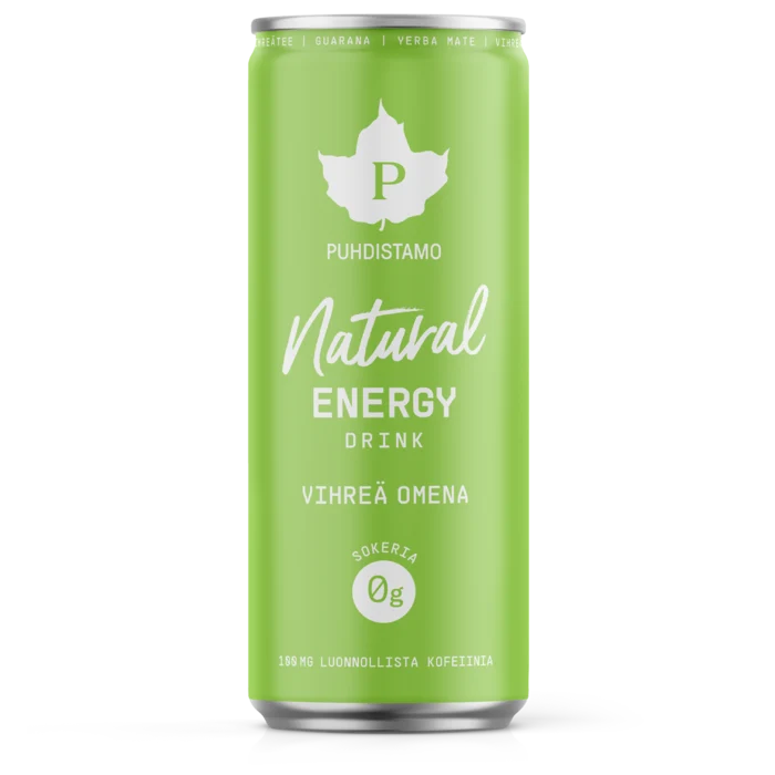 Natural Energy Drink Grönt Äpple 330ml