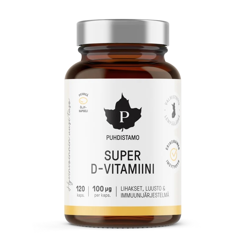 Super D-Vitamin 100µg 120 kapslar