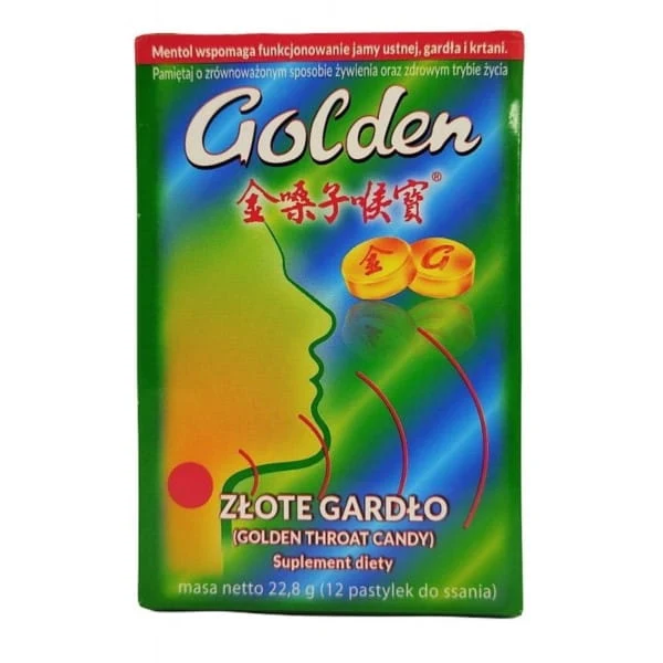 Golden Throat Candy 12 Lutschtabletten