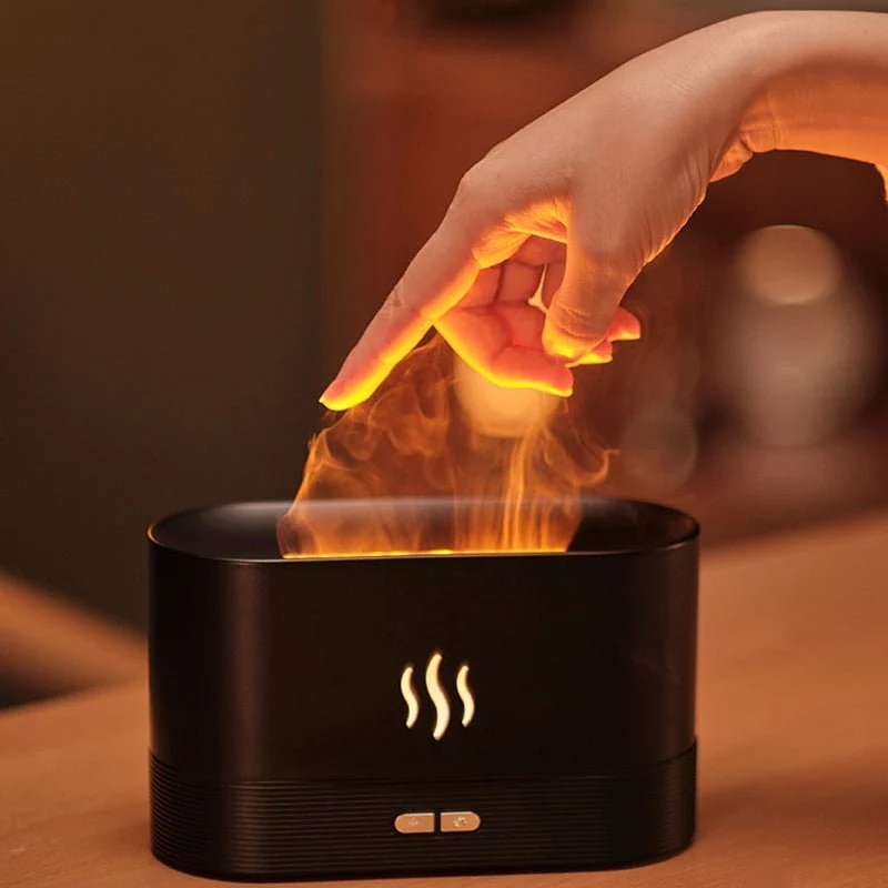 Aroma Diffuser med flammeeffekt