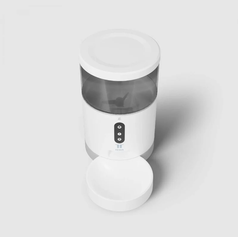 Automatisk hundemater- og kattemat dispenser