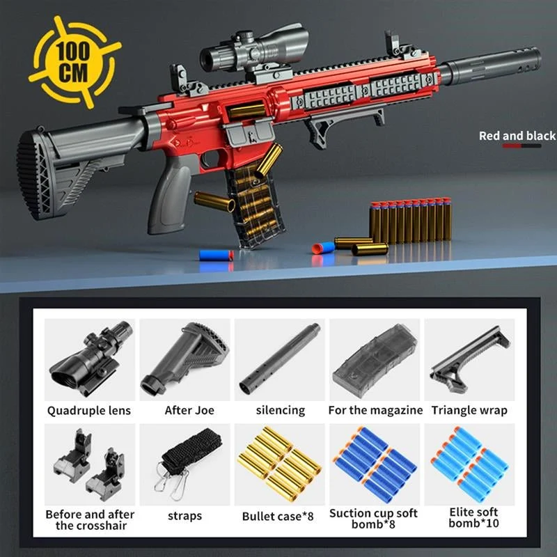 M416 Rifle Airsoft Shooting Soft Dart Gun