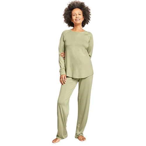 Boody Goodnight Raglan Sleep Top Sage | Stl. L