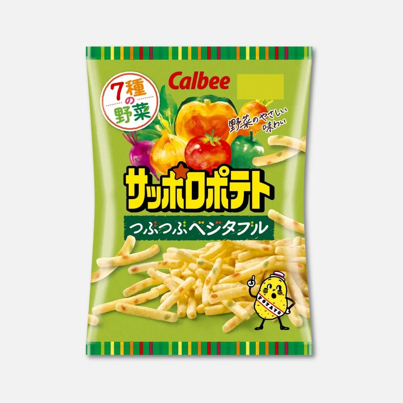 Calbee Sapporo Potato 7 Types of Vegetables 72g