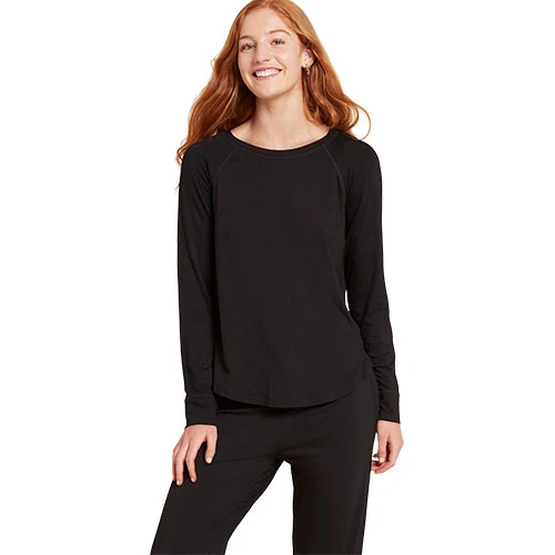 Boody Goodnight Raglan Sleep Top Svart | Stl. XS