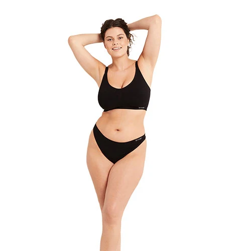 Boody Full Bust Wireless Bra Svart | Stl. XL