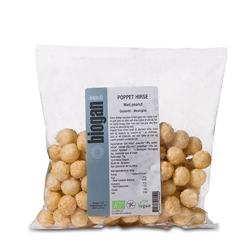 Biogan Poppade Hirsbollar Ekologisk | 75 g