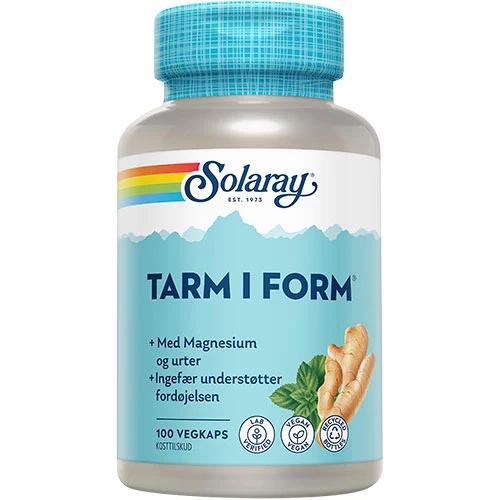 Solaray Tarm I Form | 100 kapslar