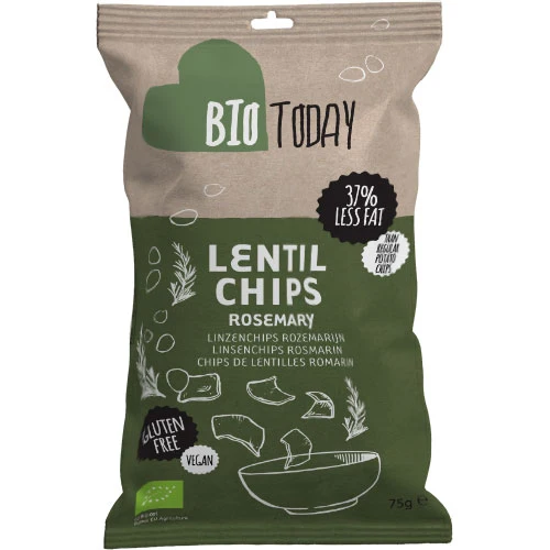 Bio Today Linschips Med Rosmarin Ekologisk | 75 g