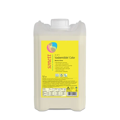 Sonett Tvättmedel Color Mynta & Citron | 5 liter