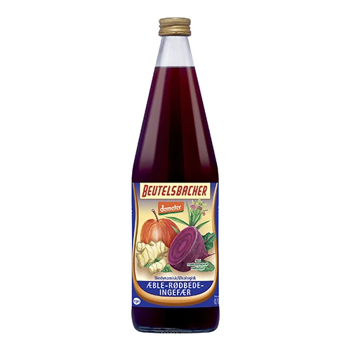 Beutelsbacher Äpple-rödbeta-ingefärsjuice Ekologisk Demeter | 750 ml