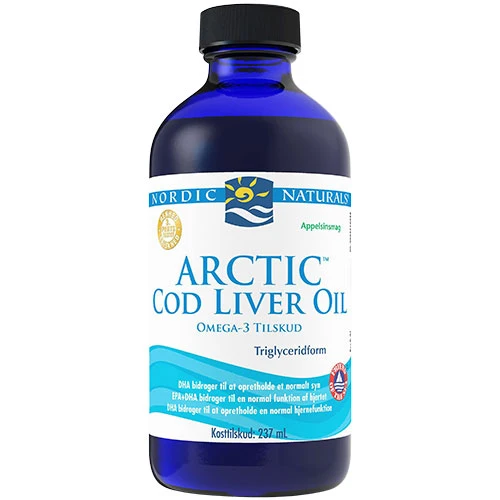Nordic Naturals Torskeleverolja m. apelsin | 237 ml