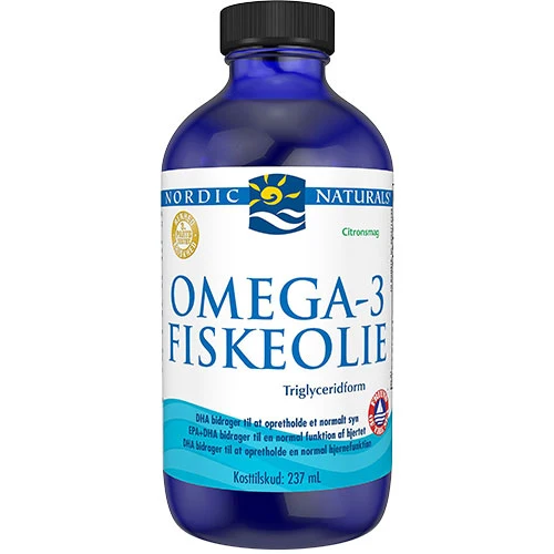 Nordic Naturals Omega-3 med citronsmak (flytande) | 237 ml