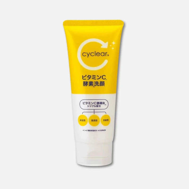 Kumano Cyclear Vitamin C Facial Wash Cream 130g