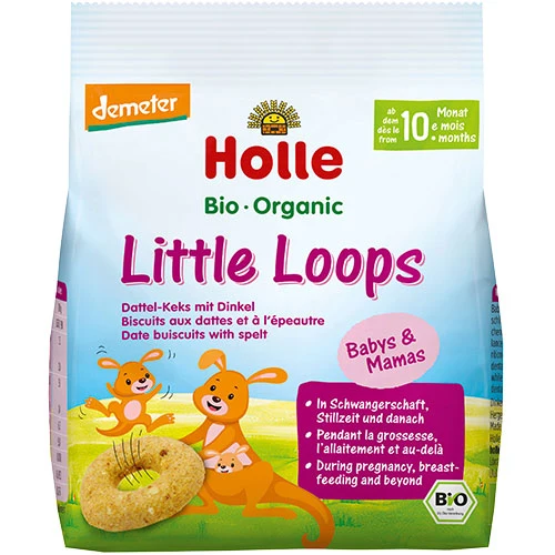 Holle Little Loops Speltkex Ekologisk Demeter | 80 g