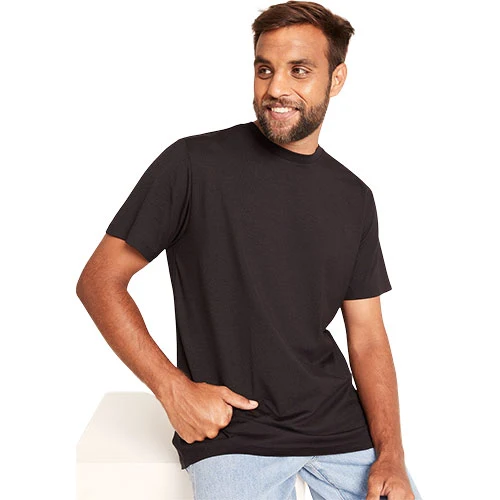 Boody Men's Classic Crew Neck T-shirt Svart | Stl. XL