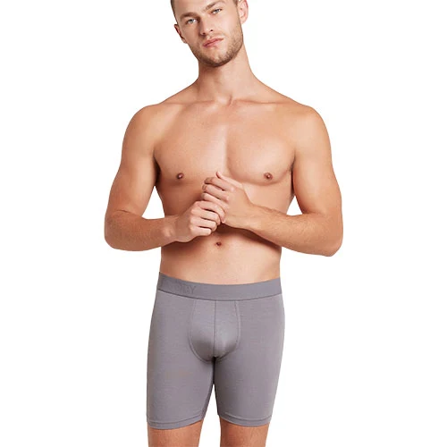 Boody Men´s Everyday Longer Boxers Askgrå | Stl. S