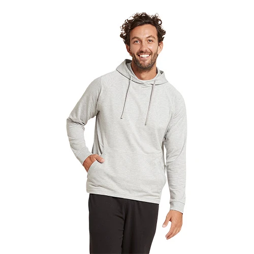 Boody Men´s Weekend Pullover Hoodie Grey Marl | Stl. XL