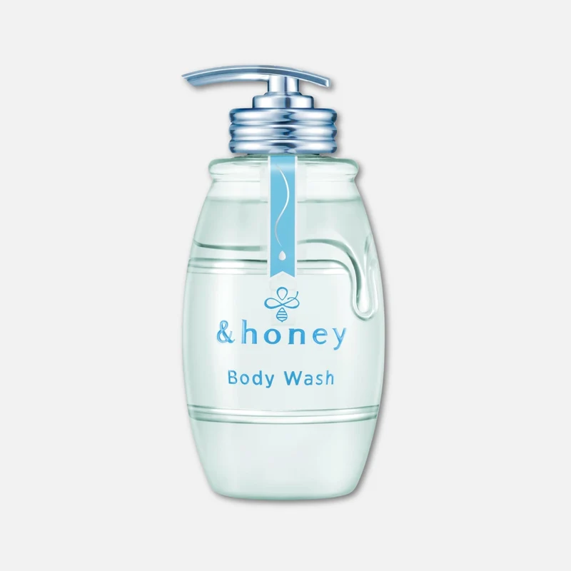 & Honey Clear Gel Body Wash Savon 500ml