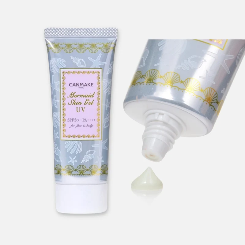 Canmake Mermaid Skin Gel UV SPF50 PA++++ 40g (Various Shades)