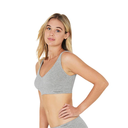 Boody Shaper Crop Bra Ljusgrå | Stl. XL