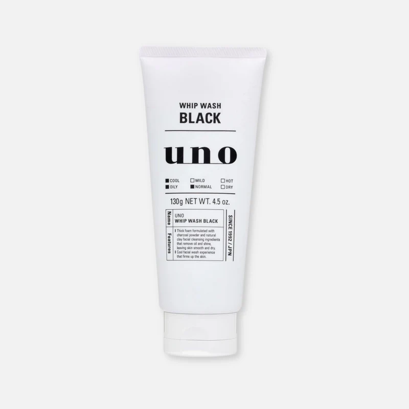 Shiseido Uno for Men Whip Wash Black 130g