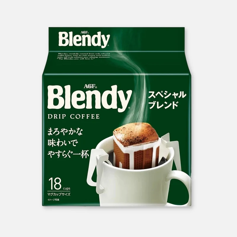 AGF Blendy Drip Coffee Special Blend (Pack of 18)