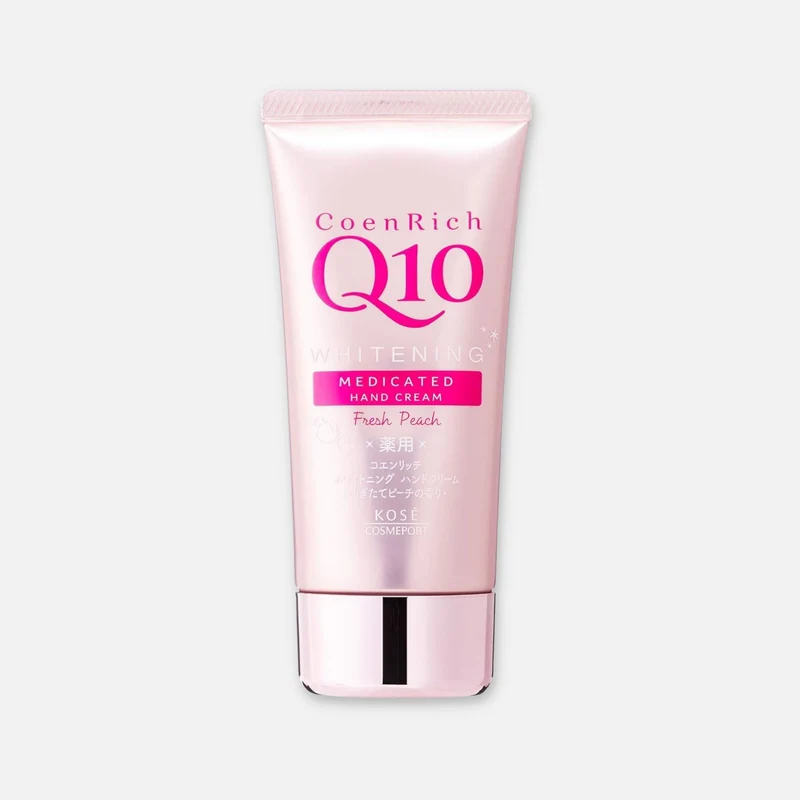 Kose Coenrich Q10 Whitening Fresh Peach Hand Cream 80g