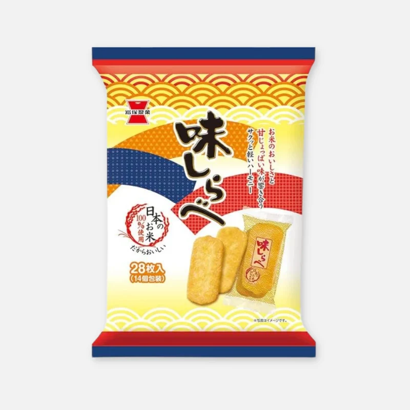 Iwatsuka Seika Aji Shirabe Salty Rice Crackers 83g