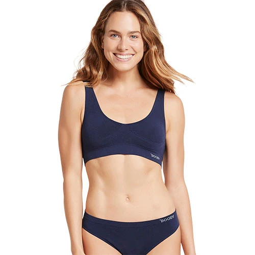 Boody Shaper Crop Bra Marinblå | Stl. S